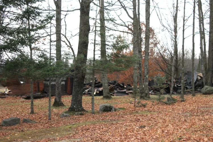House destroyed by fire in Cornell